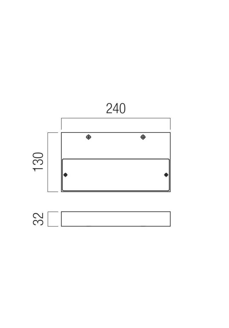 Aplică Apex 24 W IP20 SWH 3000 K 3
