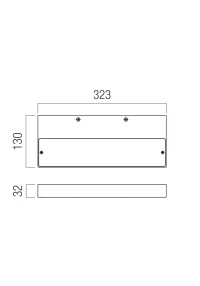 Aplică Apex 36 W IP20 SBK 3000 K 3