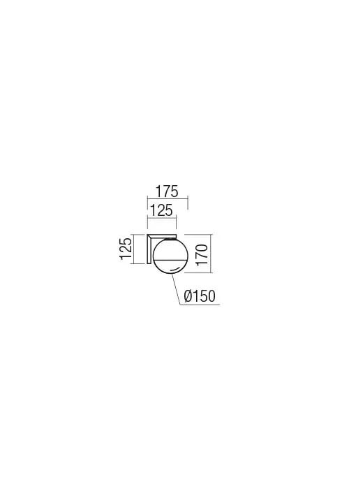 Aplică Berry 1X28W G9 D150 GOLD/WHITE