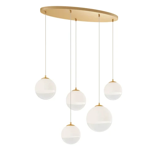 Suspensie Berry 5X42W E27 GOLD/WHITE