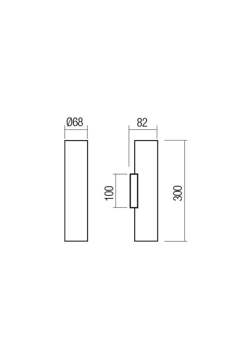 Бра Corinth 1X7W GU10 H300 MGD 3