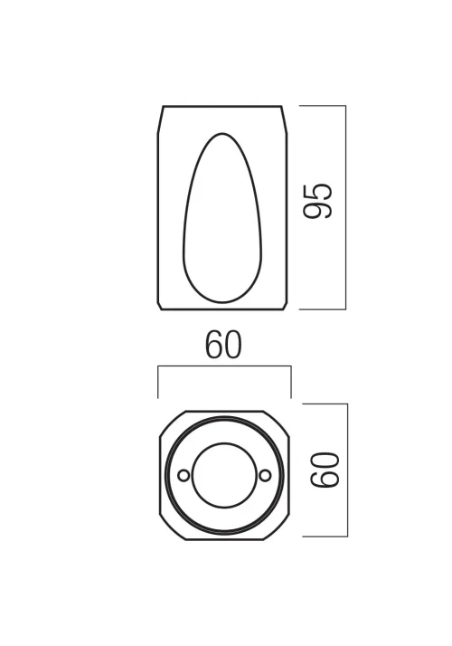 Plafonieră Crisp LED 10.5 W 2700 K/3000 K SWH TRIAC