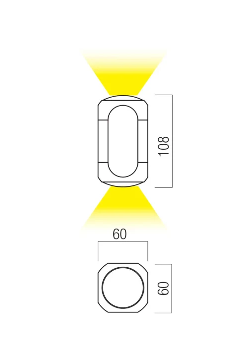 Бра Crisp LED 7.5 W 3000 K SBK TRIAC
