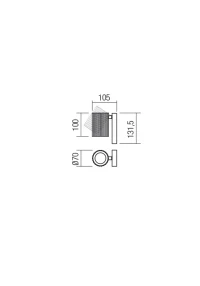 Бра Delphi 1X50W GU10 MWH 3