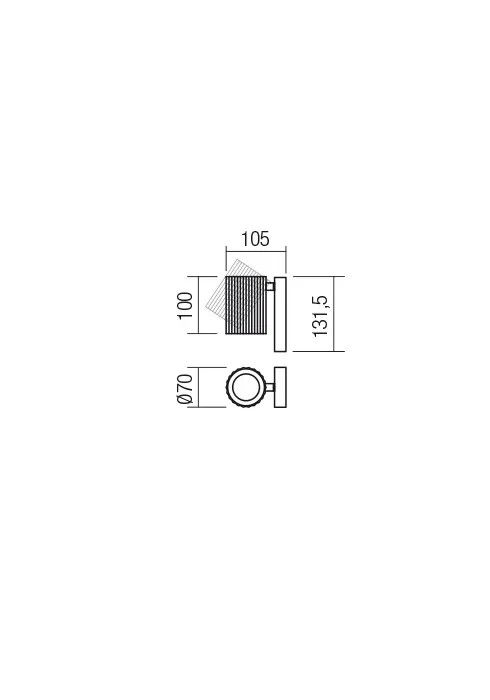 Бра Delphi 1X50W GU10 GD 3