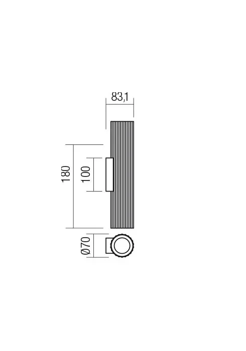 Бра Delphi 2X7W GU10 H300 MGD 3