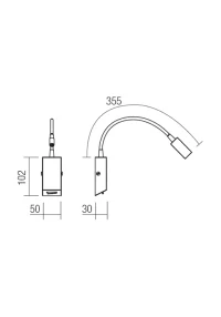 Aplică Hello LED 3 W BK 3