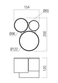 Hera PL(3) LED 31 W 2700 K/3000 K SWH TRIAC 3