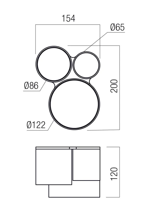 Hera PL(3) LED 31 W 2700 K/3000 K SWH TRIAC