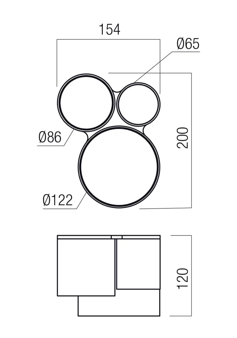 Hera PL(3) LED 31 W 2700 K/3000 K SWH TRIAC 3