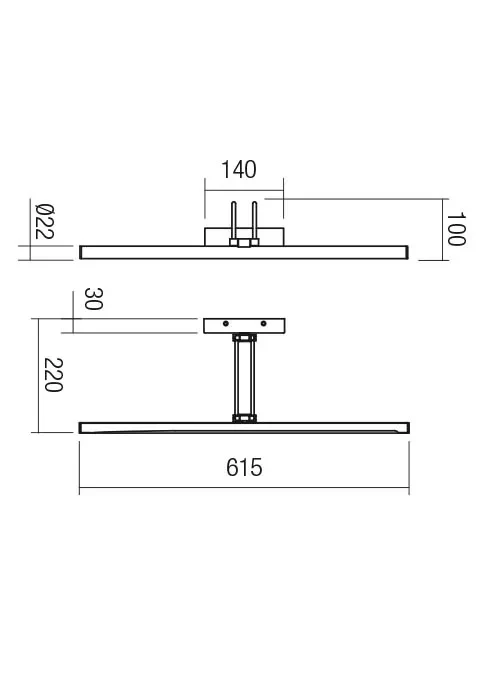 Aplică Ikon LED 16.4 W 3000 K SWH 3