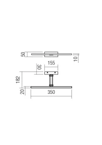 Aplică Linear LED 8 W 3000 K SWH 3