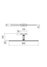 Aplică Linear LED 16.4 W 3000 K SWH 3
