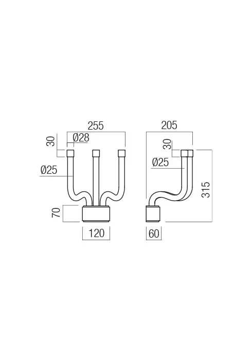 Aplică Luxor LED 12 W 3000 K L250 MGD 3