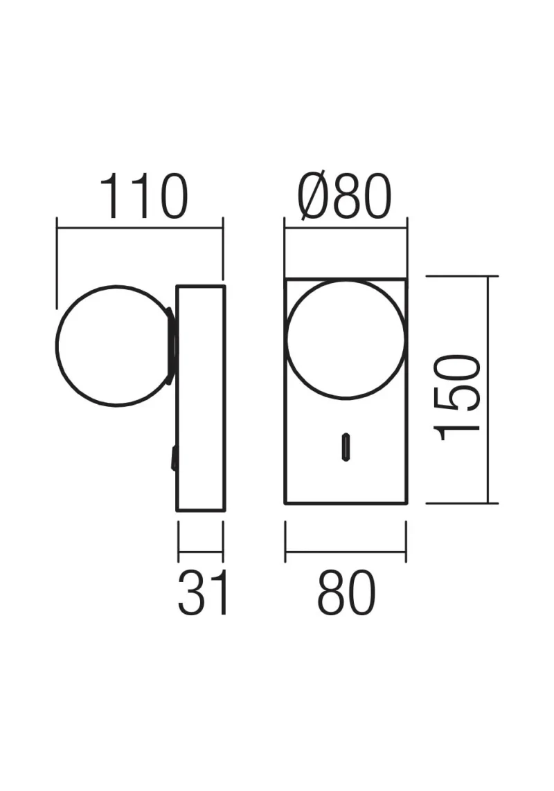 Aplică Norma LED 5 W 3000 K ABZ 3
