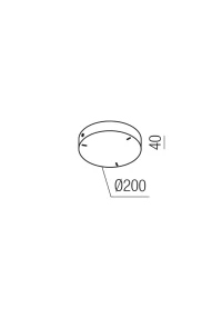 Canopy RD D200*40 BK (MAGNET) 3