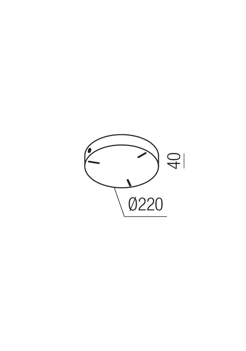 Canopy RD D220*40 FOGGY NICKEL (MAGNET) 3