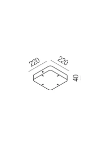 Canopy SQ 220*220 BK (MAGNET) 3