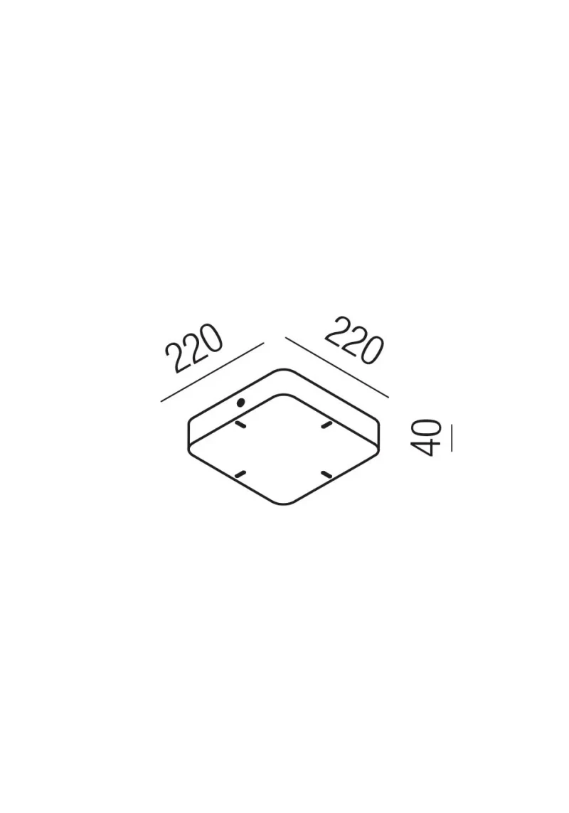 Canopy SQ 220*220 BK (MAGNET) 3