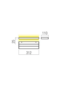 Aplică Seed LED 15 W 3000 K SBK 3