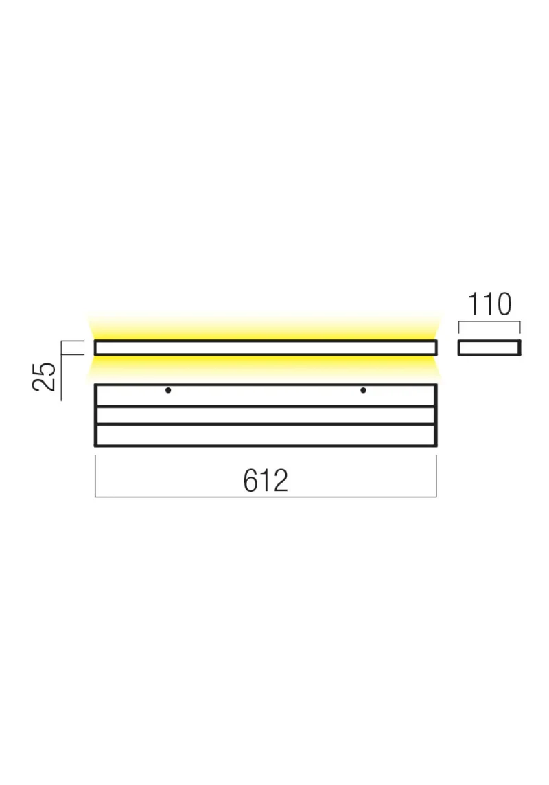 Aplică Seed LED 30 W 3000 K SBK 3