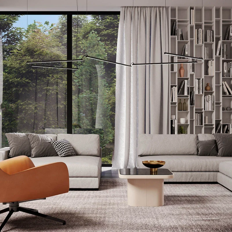 Aplică Stick LED 48 W 3000 K SAND BLACK 2