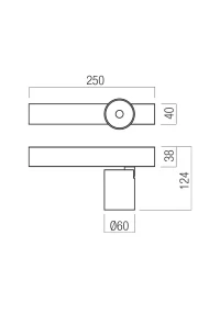Aplică / plafonieră Takto LED 11.5 W 2700 K BMK/FN TRIAC 3