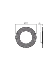 Plafonieră Tatoo LED 14 W 3000 K WH 3