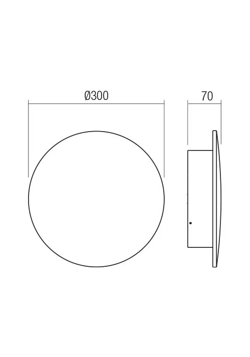 Aplice Tanit LED 24 W 3000 K IP54 Corten 2