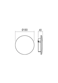 Бра Tanit LED 12 W 3000 K IP54 Кортен 2