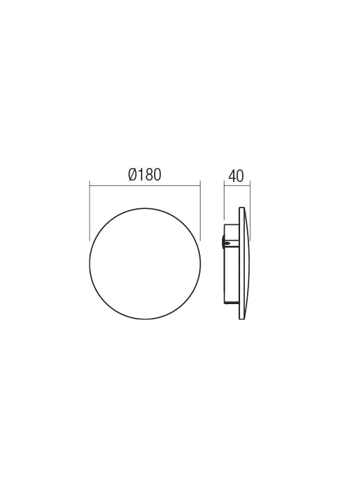 Бра Tanit LED 12 W 3000 K IP54 Кортен 2