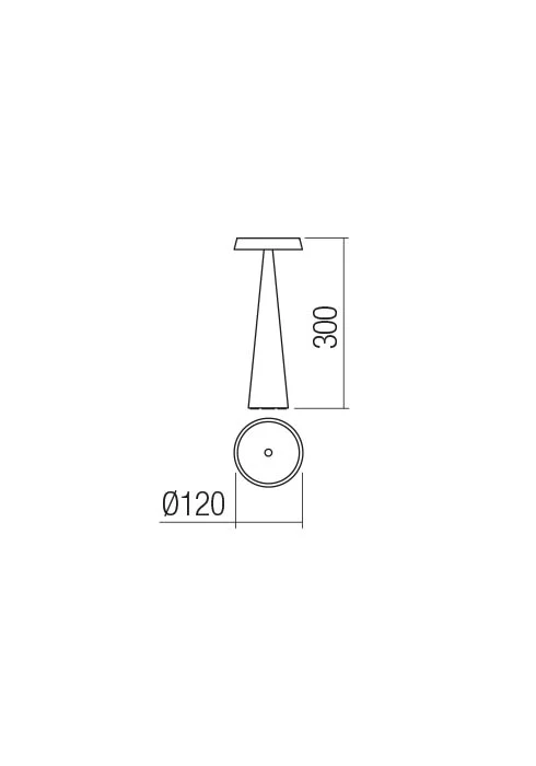 Veioze Tao LED 2.5 W 2700/3000 K IP65 Verde Sticlă Mat 3
