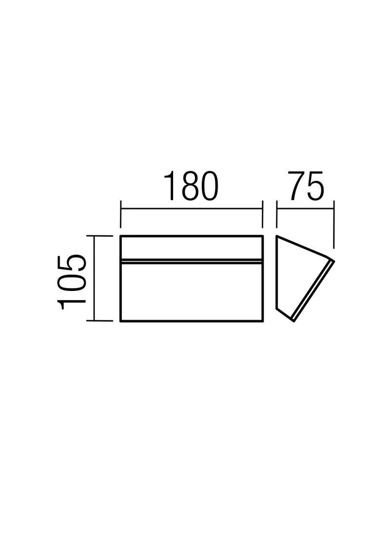 Aplice Tokyo LED 12 W 2700 K IP54 Gri Închis 2