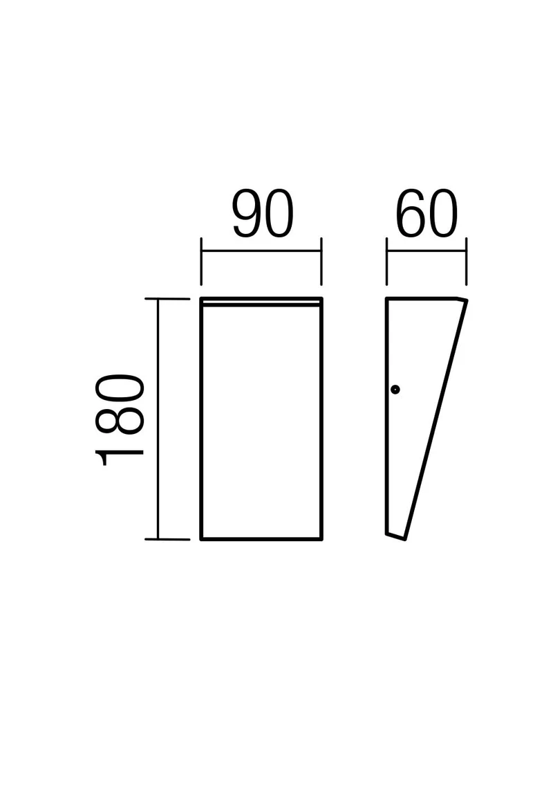 Бра Tokyo LED 12 W 2700 K IP54 Темно-серый 2