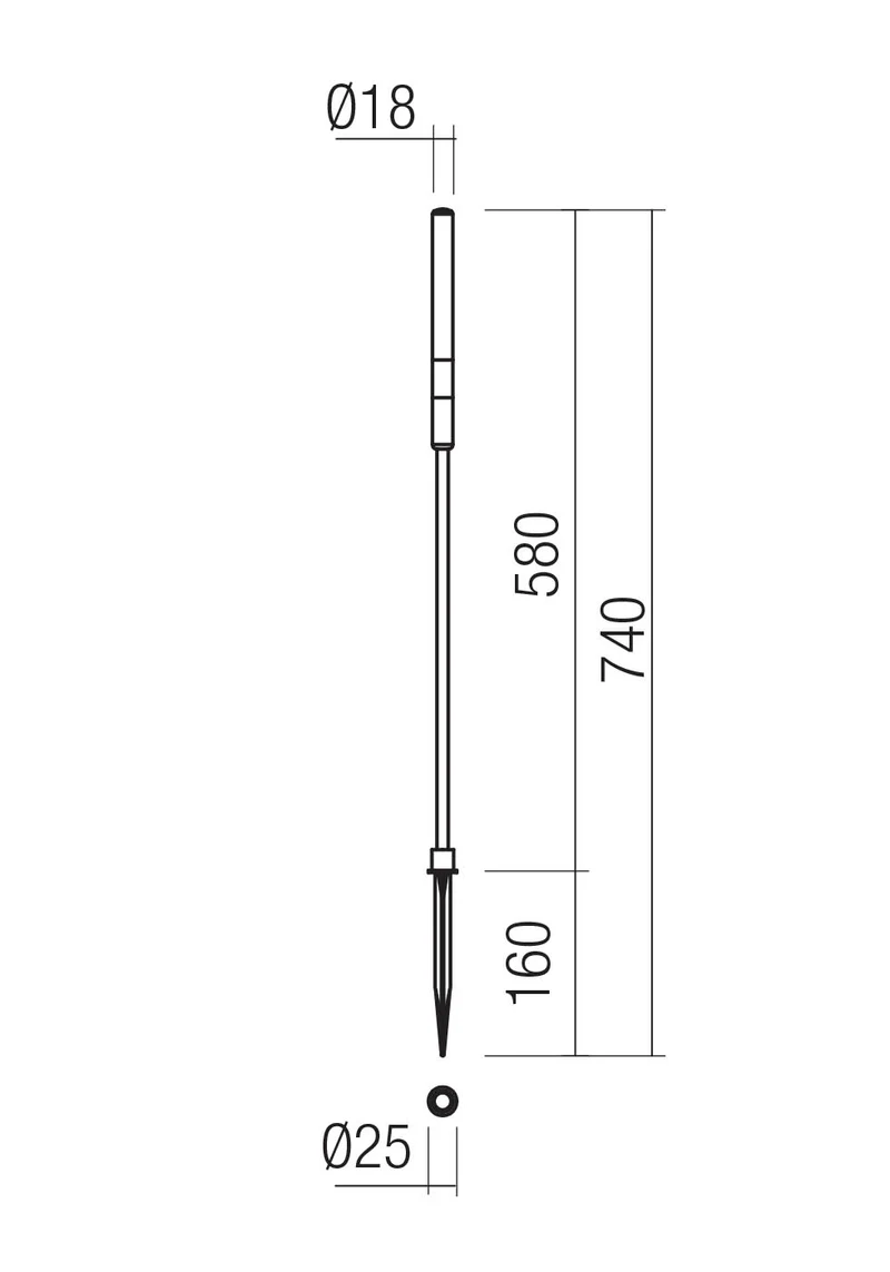 Декоративные светильники Torch LED 1.5 W 2700 K IP65 Состаренная латунь 2