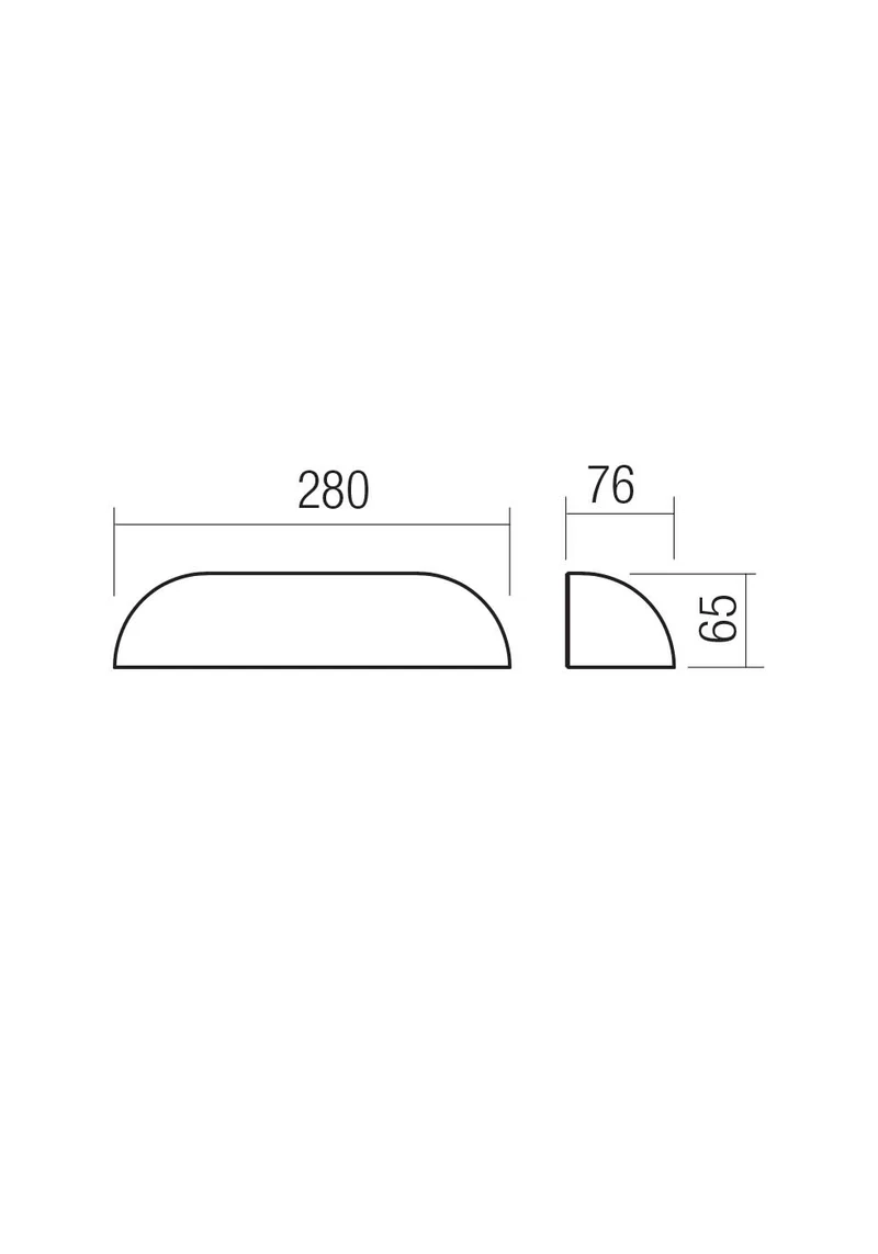 Aplice Uron LED 8.7 W 3000 K IP65 Fildeș 2