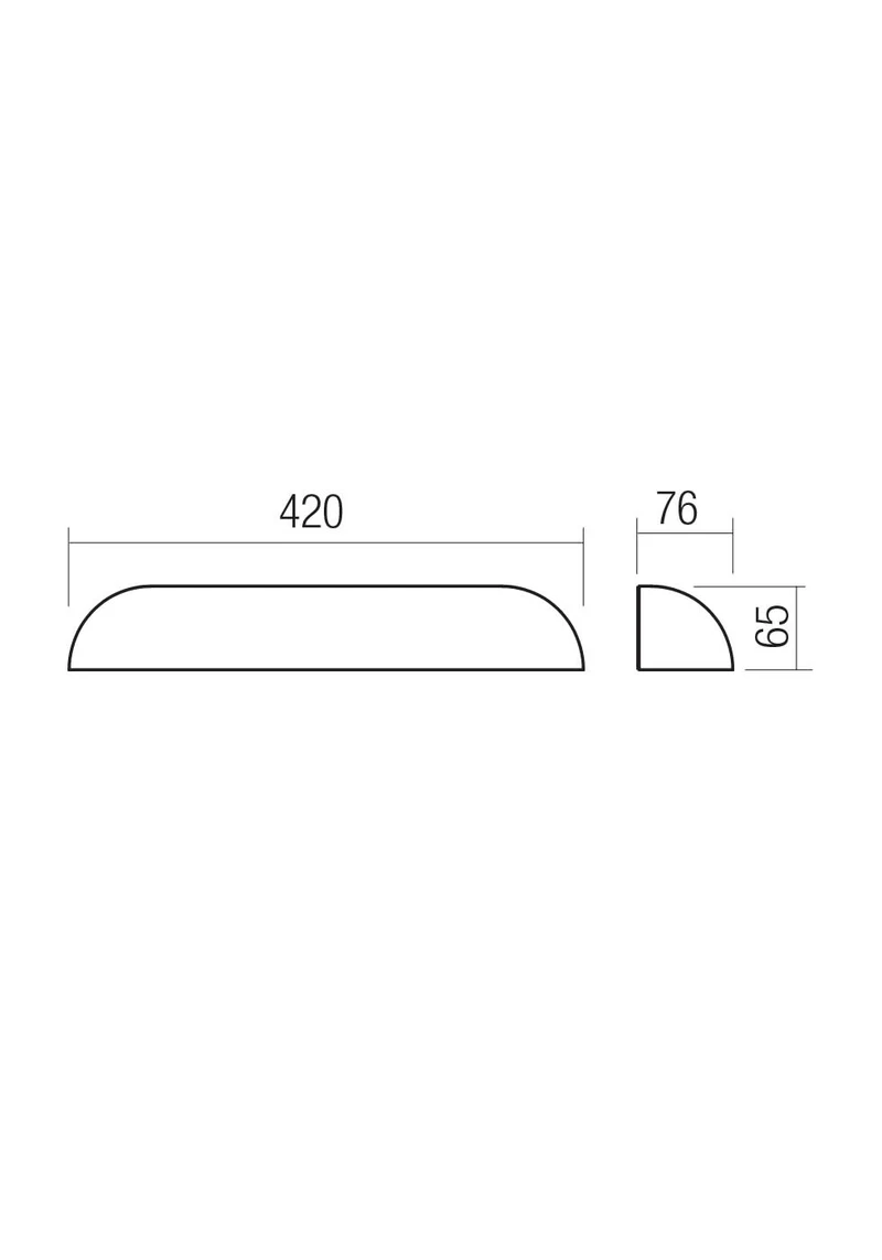 Aplice Uron LED 12.5 W 3000 K IP65 Teracotă 2