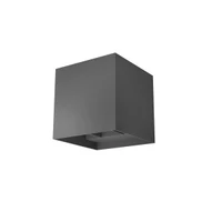 Aplice Vary LED 2 x 10 W 4000 K IP54 Gri Închis