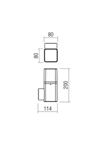 Aplice Volt LED 13 W 3000 K IP54 Corten 2