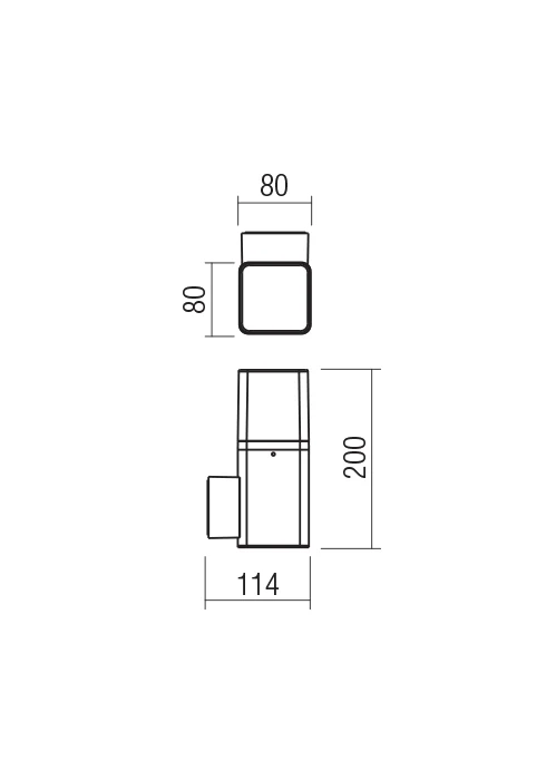 Aplice Volt LED 13 W 3000 K IP54 Corten 2