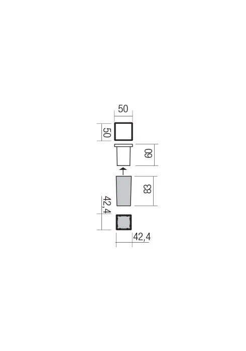 Spoturi scări Xpi LED 3 W 3000 K IP65 Alb 2