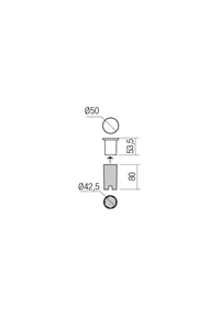 Spoturi scări Xpi LED 3 W 3000 K IP65 Alb 2
