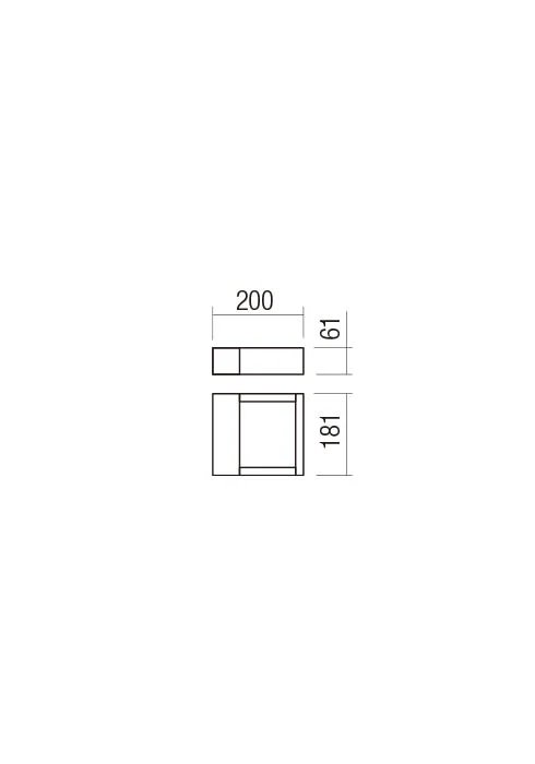 Aplice Wald LED 10 W 3000 K IP65 Gri Închis 2