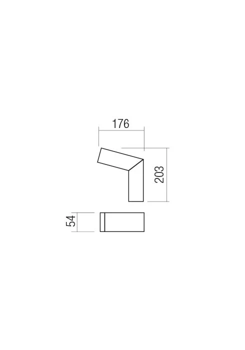 Бра Woody LED 10 W 3000 K IP54 Темно-серый 2