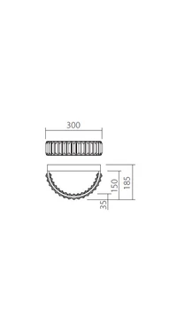 Aplică AKALA LED 15 W CCT 3000/4000/6000 K Auriu 2