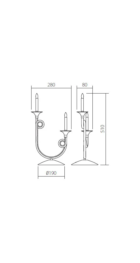 Veioză CHATEAU LED 12 W 3000 K Auriu