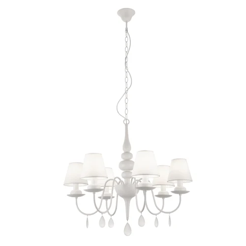 Candelabru ELIZEE E14 6 x max. 28 W Alb Mat