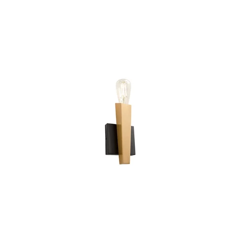 Aplică GALEA E27 1 x max. 42 W Negru / Alamă Antichizată