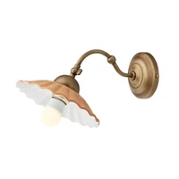 Aplică LEA E27 1 x max. 42 W Alamă Patinată