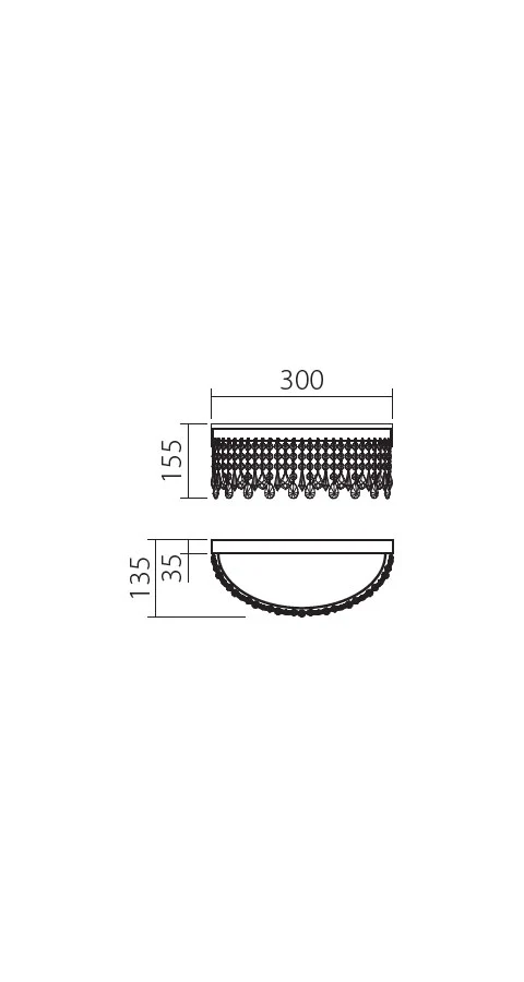 Aplică VANESIA LED 6.5 W CCT 3000/4000/6000 K Auriu